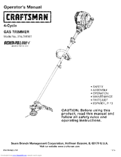 Craftsman 316.791961 Operator's Manual