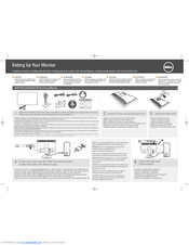 Dell P2412H-HF Setting-Up Manual