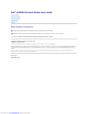 Dell S1909W User Manual