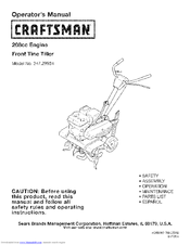 Craftsman 247.29934 Operator's Manual