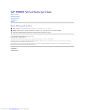 Dell SP2309W User Manual