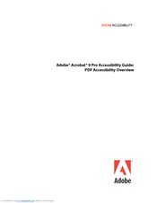 adobe acrobat 9 pro manual download