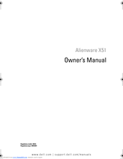 Dell Alienware X51 Owner's Manual