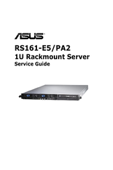 Asus RS161-E5 - 0 MB RAM Service Manual