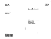 IBM 228350U - NetVista X41 - 2283 Quick Reference Manual