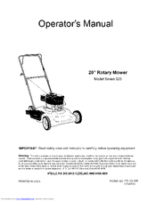 MTD 11A-022B700 Operator's Manual