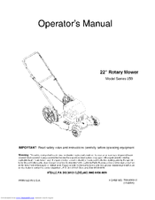 MTD 11A-054D731 Operator's Manual