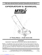 MTD 12A-263F800 Operator's Manual