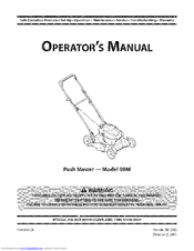 MTD 11A-08MB000 Operator's Manual