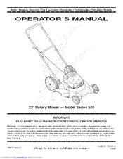 MTD 11A-508H731 Operator's Manual