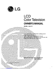 LG 23LX1R Owner's Manual