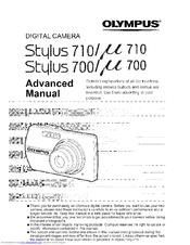 Olympus u 710 Advanced Manual