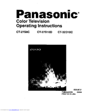 Panasonic CT-32D10C Operating Instructions Manual