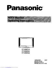 Panasonic CT-30WX54 Manual