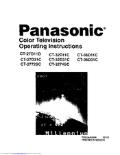 Panasonic CT-3274S Operating Instructions Manual