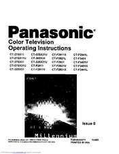 Panasonic CT-F2931V Operating Instructions Manual