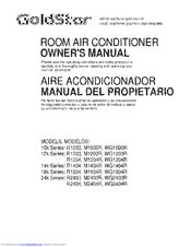 Goldstar WG1404R Owner's Manual