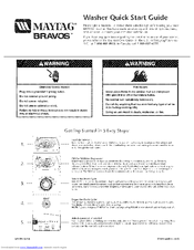 MAYTAG Bravos MTW6400TQ0 Quick Start Manual