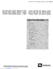 MAYTAG MER5870 User Manual