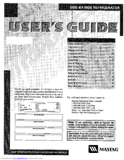 MAYTAG MSD2454FRQ User Manual