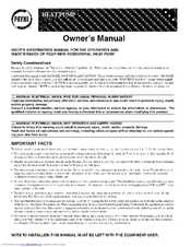Payne PH10 Owner's Manual