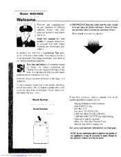 MAYTAG Neptune MAH4000 Manual