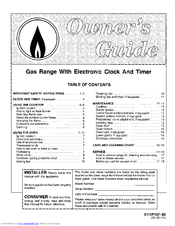 MAYTAG MGR4450BDQ Owner's Manual