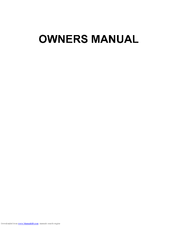 MAYTAG CWE9000BCE Owner's Manual