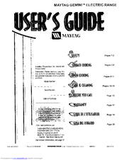 Maytag Gemini MER6772 User Manual