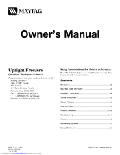 Maytag MQU1554AEW Owner's Manual