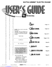 Maytag GEMINI MER6872BAQ User Manual