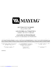 MAYTAG MTW5807TQ0 Use & Care Manual