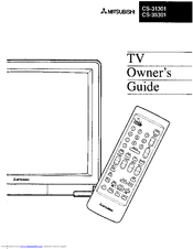 MITSUBISHI CS-35301 Owner's Manual