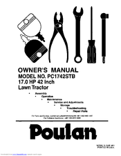 Poulan Pro PC1742STB Owner's Manual