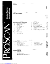 ProScan PS27113 Owner's Manual