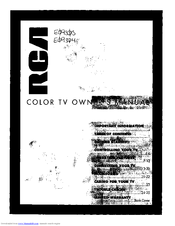 RCA E09303 Owner's Manual