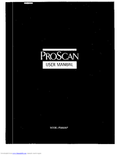 ProScan PS8600P User Manual