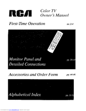 RCA F35750 Owner's Manual