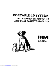 RCA RP-7954 User Manual