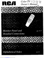 RCA F27700 Owner's Manual