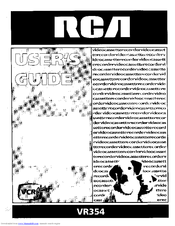 RCA VR354 User Manual