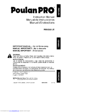 Poulan Pro PBV200 LE Instruction Manual