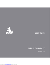 Sirius XM RAdio SCHDOC1 - Sirius Connect Home Dock User Manual