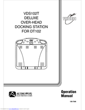 Audiovox VDS102T - Deluxe Overhead Docking Station Operation Manual