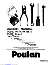 Poulan Pro PC17H42STA Owner's Manual