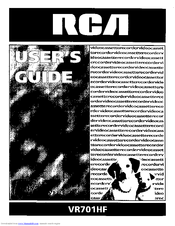 RCA VR701 User Manual