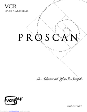 ProScan PSVR71 User Manual