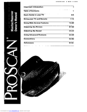 ProScan PS34190 Owner's Manual