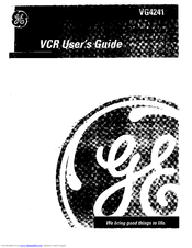 Ge VG4241 User Manual