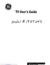 Ge 19GT243 User Manual